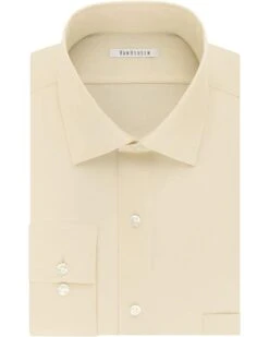 Van Heusen Men's Dress Shirt Regular Fit Flex Collar Stretch Solid