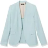 Theory The Children's Place Women's Collarless Blazer, Sky, 2
