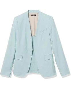 Theory The Children's Place Women's Collarless Blazer, Sky, 2