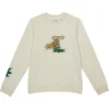 Lacoste Kids Crew Neck Iconic Croc Heroes Sweatshirt (Toddler/Little Kids/Big Kids)