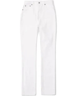 Abercrombie & Fitch Curve Love Ultra High-Rise Slim Straight