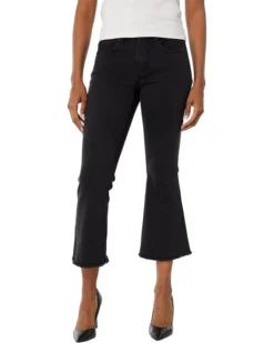 NYDJ Petite Ava Daring Ankle Flare Fray Hems In Trinity