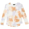 Tiny Whales Peace And Love Loose Fit Tie-Dye Long Sleeve (Toddler/Little Kids/Big Kids)