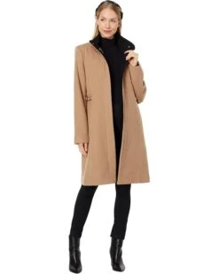 Vince Camuto Stand Collar Wool Coat V22722