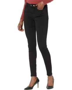 Liverpool Abby Skinny Jeans In Black Rinse