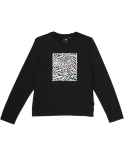 Vans Kids Zebra Daze Box Logo Crew (Big Kids)