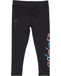 Adidas Kids Graphic Script Tights (Toddler/Little Kids)