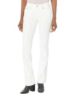 Miss Me Sequin Mid Boot Jeans In White