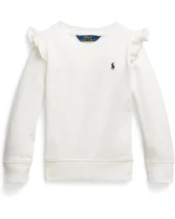 Polo Ralph Lauren Kids Ruffled Spa Terry Sweatshirt (Little Kids)