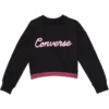 Converse Kids Script Cropped Crew (Big Kids)