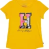 Tommy Hilfiger Kids Split H Sequin Tee (Big Kids)