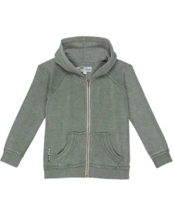 Vintage Havana Kids Burnout Zip Hoodie (Little Kids)