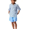 Snapper Rock Frankie Seersucker Stripe Resort Shirt (Toddler/Little Kids/Big Kids)