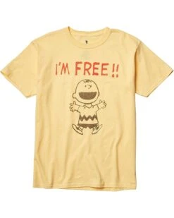 Junk Food Kids I'm Free Peanuts T-Shirt (Big Kids)