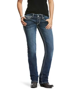 Ariat Women's R.e.a.l Mid Rise Straightjean