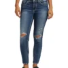 Silver Jeans Co. Suki Mid-Rise Skinny Crop Jeans L43975EAE388