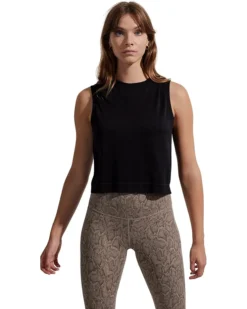 Varley Page Seamless Crop Tank