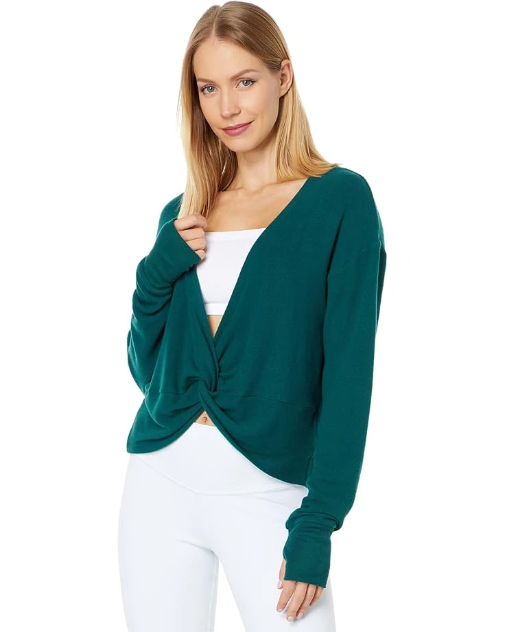 Spiritual Gangster Reversible Twist Front Hacci Sweater