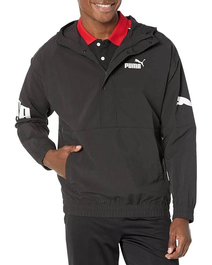 PUMA Power Hooded 1/2 Zip Windbreaker
