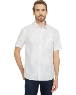 Vince Uneven Stripe Short Sleeve