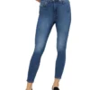 7 For All Mankind Slim Illusion High-Waist Ankle Skinny In Love Story