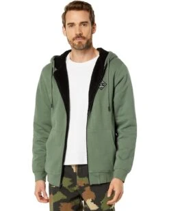 Salty Crew Shelter Sherpa Full Zip Fleece Hoodie