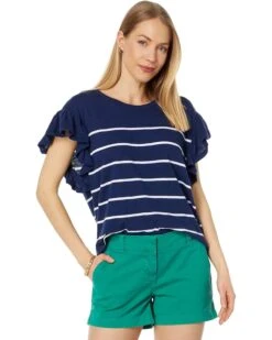 Vineyard Vines Flutter Sleeve Surf Tee