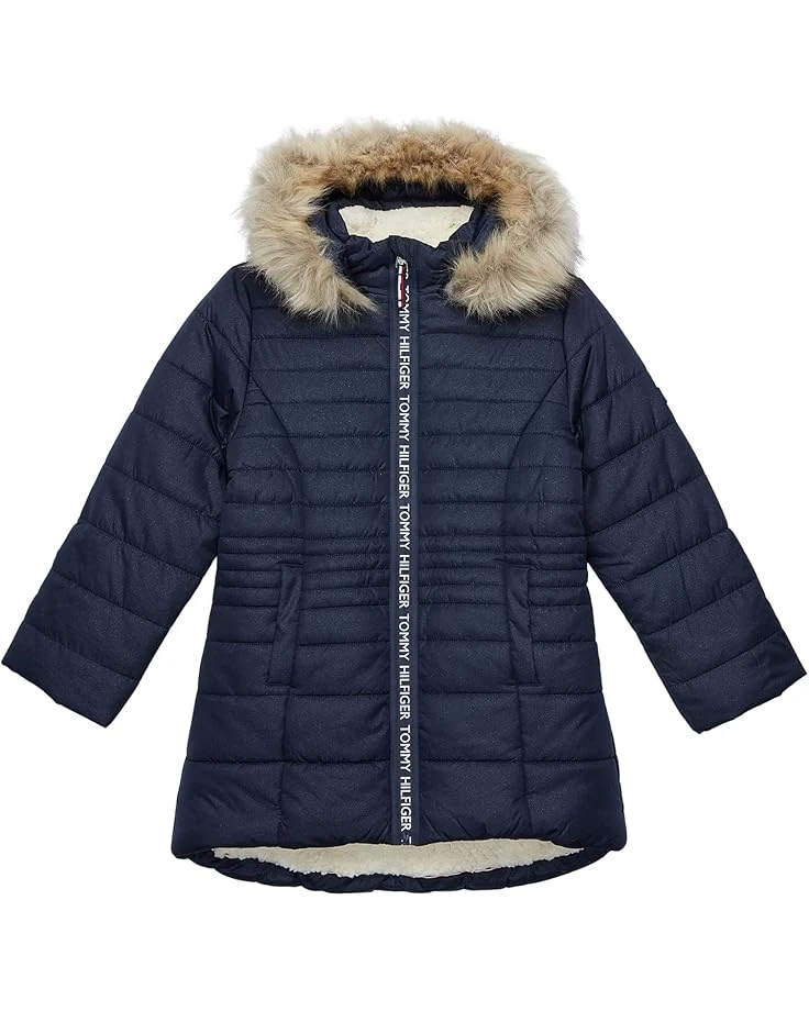 Tommy Hilfiger Kids Quilted High-Low Puffer (Big Kids)