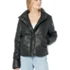 Splendid Vegan Leather Puffer