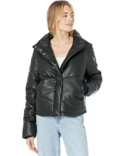 Splendid Vegan Leather Puffer