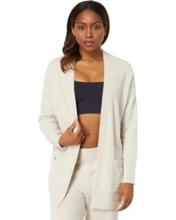 Barefoot Dreams CozyChic Lite® Ribbed Edge Cardi