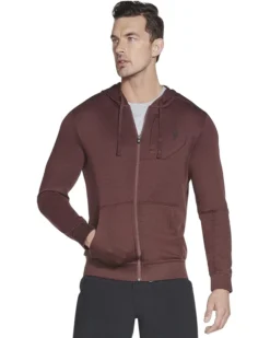 SKECHERS Pique Full Zip Hoodie