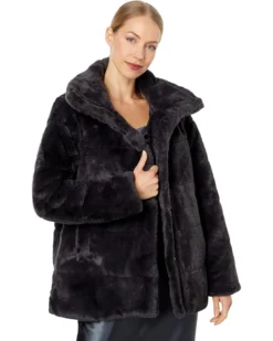 NVLT Ladies Bunny Faux Fur Coat
