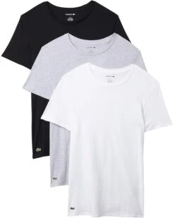 Lacoste 3-Pack Crew Neck Slim Fit Essential T-Shirt