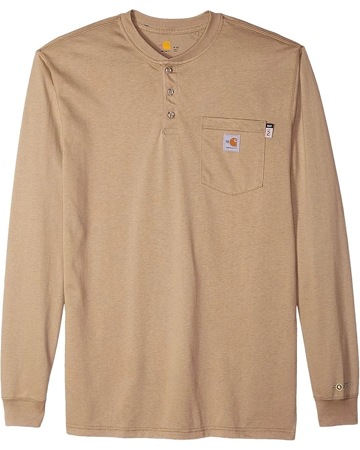 Carhartt Flame-Resistant Force Cotton Long Sleeve Henley
