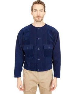 FDMTL Patchwork No Collar Jacket Rinse