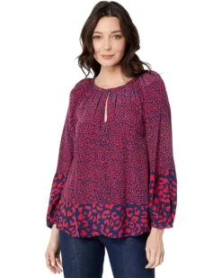 Vineyard Vines Falling For Leopard Top