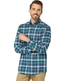 Southern Tide Long Sleeve Flannel Tahoma Plaid Sport Shirt