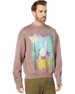 Blue Marble Paris Future Print Crew Neck