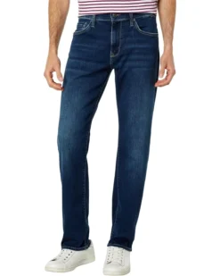 Mavi Jeans Zach Straight Leg In Dark Brushed Athletic