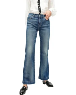 7 For All Mankind Tailorless Dojo In Distressed Authentic Light