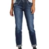 Silver Jeans Co. Boyfriend Mid-Rise Slim Leg Jeans L27101EOE440