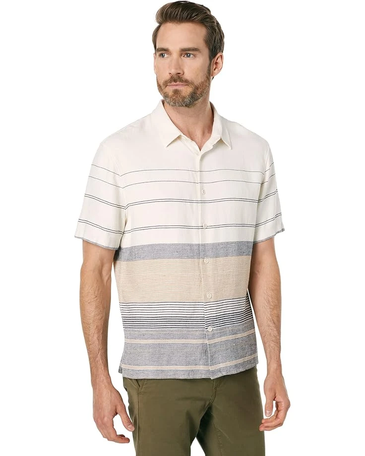 Vince Engineered Stripe Short Sleeve