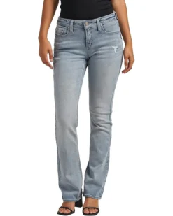Silver Jeans Co. Elyse Mid-Rise Slim Bootcut Jeans L03601CAA233
