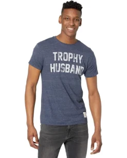 The Original Retro Brand Vintage Tri-Blend Trophy Husband Short Sleeve Tee