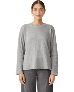 Eileen Fisher Crew Neck Boxy Top