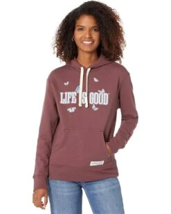 Life Is Good LIG Simply True Fleece Hoodie