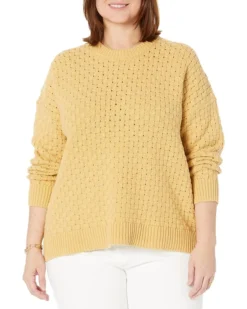 Madewell Plus Basket Weave Bali Pullover