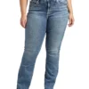 Silver Jeans Co. Plus Size Suki Mid-Rise Slim Bootcut Jeans W93616ECF315