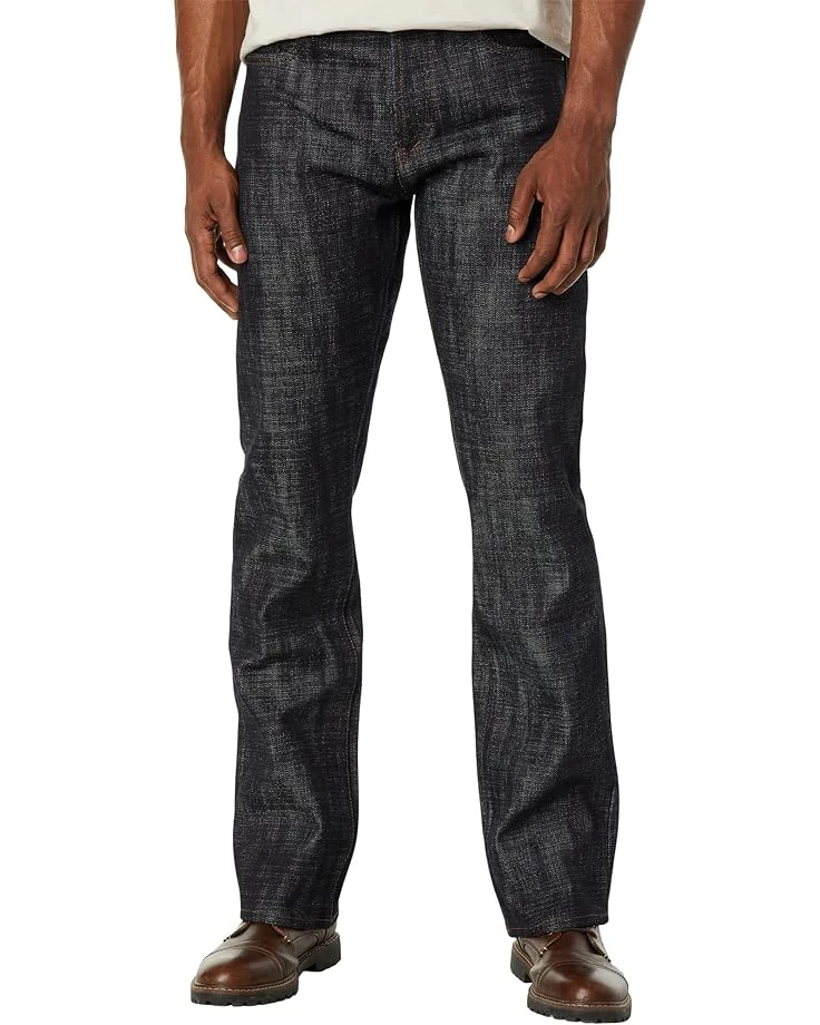 The Unbranded Brand Straight Fit 22 Oz Heavyweight Big Slub Selvedge Denim In Indigo